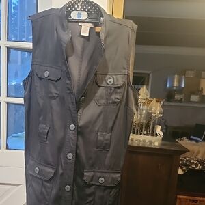 FYLO Women's Black Utility Vest